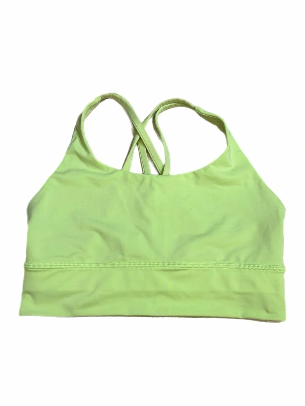 Lululemon Energy Longline Bra Medium Support, B-D (Faded Zap) Size 6